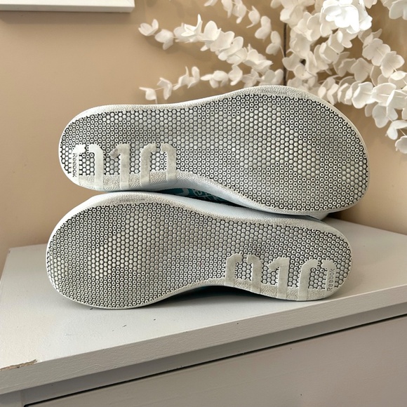 Reebok CrossFit Lite TR 010 HighTop Weight Training Shoes White/Turq Size 8 - Picture 9 of 17